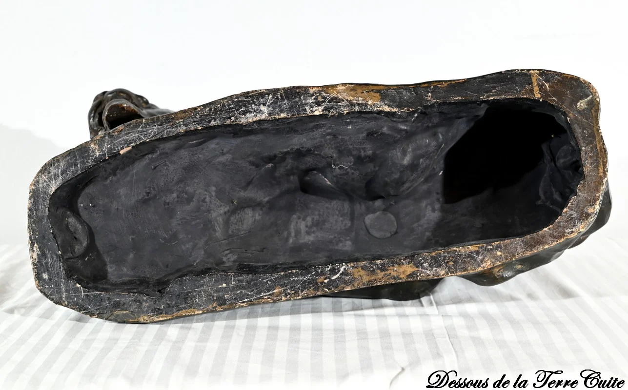 EARTHENWARE SCULPTURE signed by Thomas CARTIER