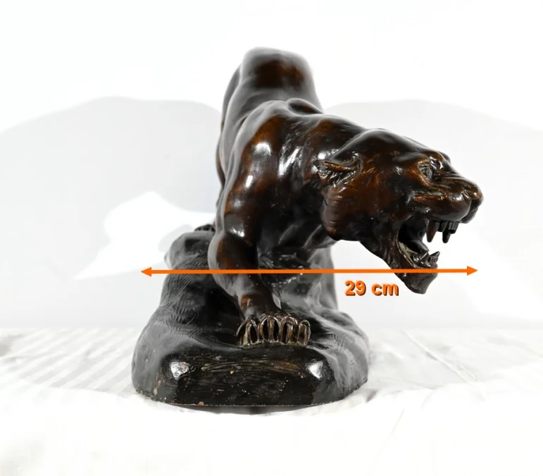 Steingut-Skulptur, signiert von Thomas CARTIER