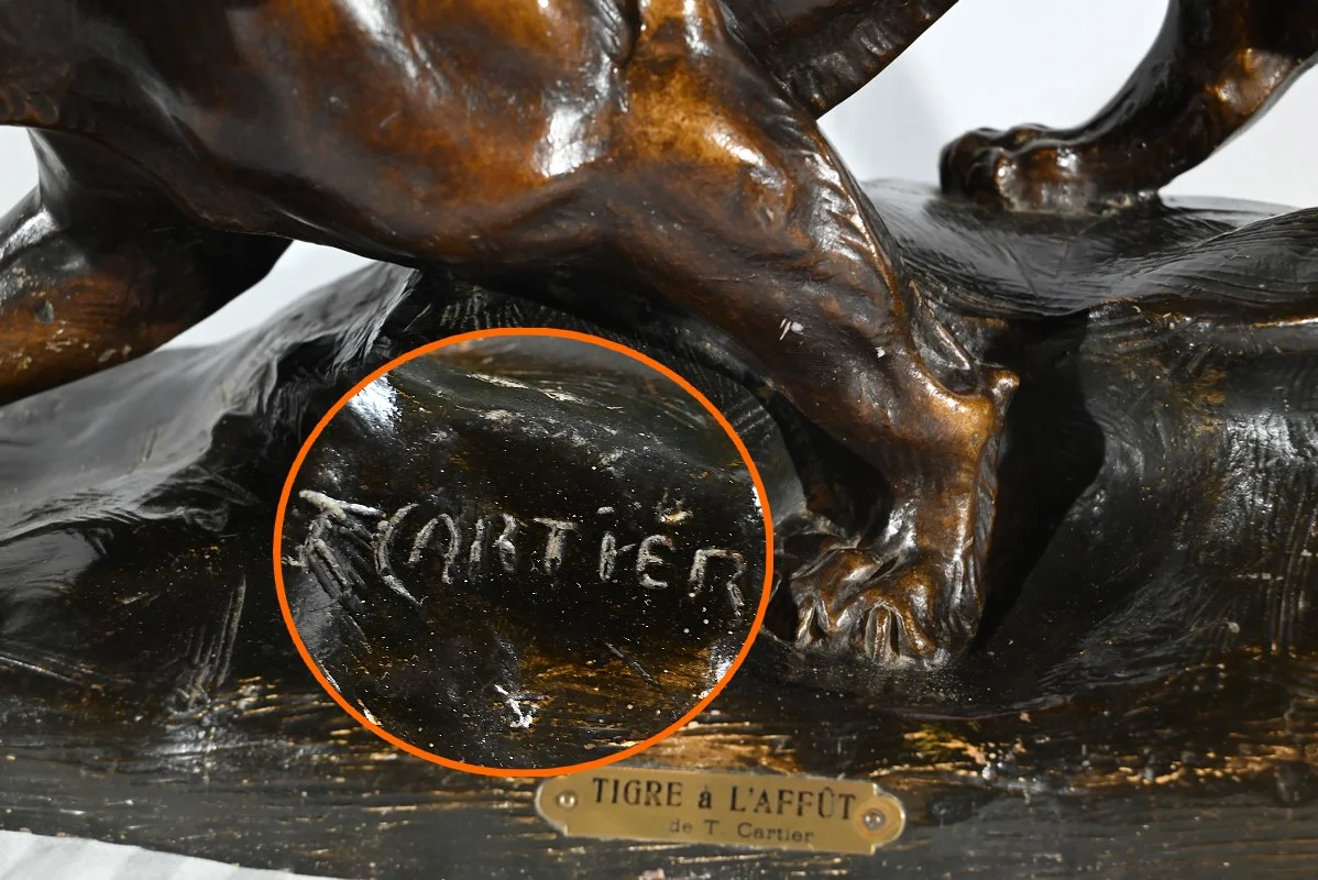 EARTHENWARE SCULPTURE signed by Thomas CARTIER