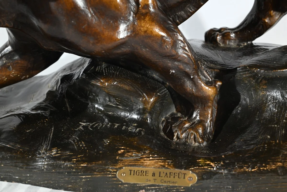 EARTHENWARE SCULPTURE signed by Thomas CARTIER