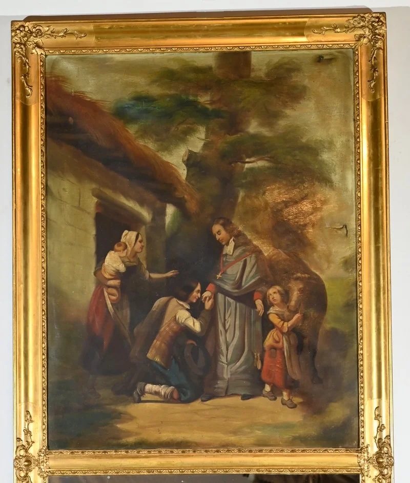 ESPEJO TRUMEAU DEL PERIODO DE RESTAURACIÓN FRANCESA