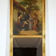 Miroir Trumeau en Bois Doré, époque Restauration – Début XIXe