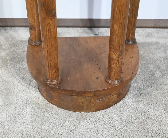 Sellette forme Console en  Noyer - Fin XIXe