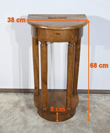 Sellette forme Console en  Noyer - Fin XIXe