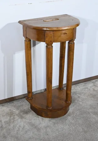 Sellette forme Console en  Noyer - Fin XIXe