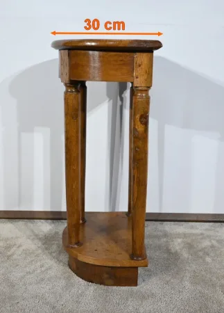 Sellette forme Console en  Noyer - Fin XIXe
