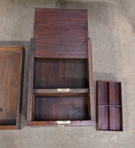 Important Bureau en Acajou, époque Directoire - Début XIXe