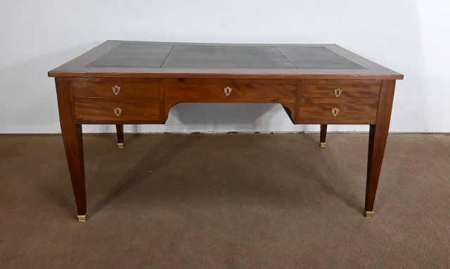 Important Bureau en Acajou, époque Directoire - Début XIXe