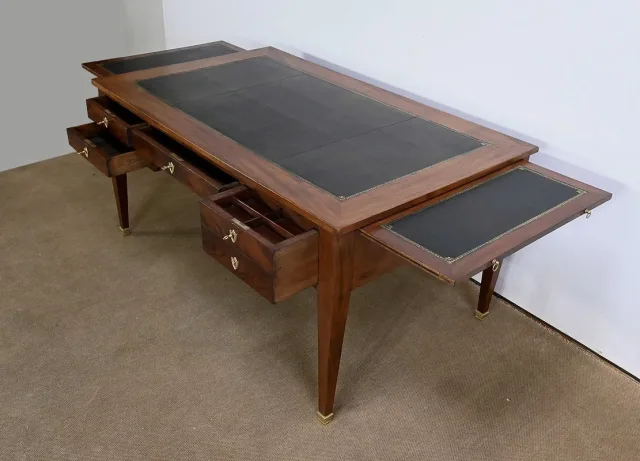 Important Bureau en Acajou, époque Directoire - Début XIXe