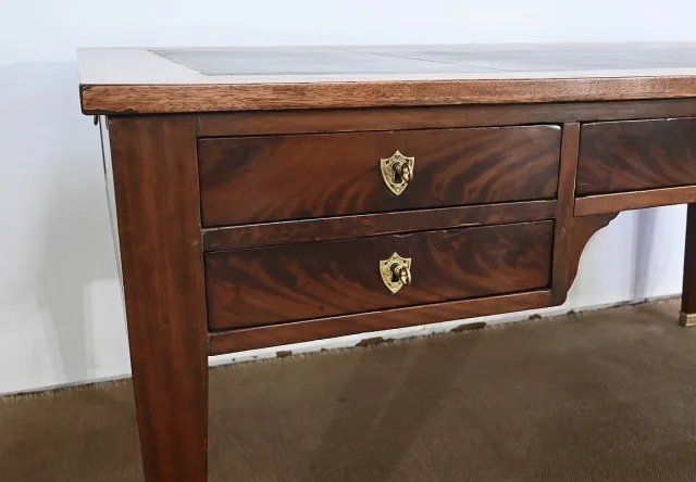 Important Bureau en Acajou, époque Directoire - Début XIXe