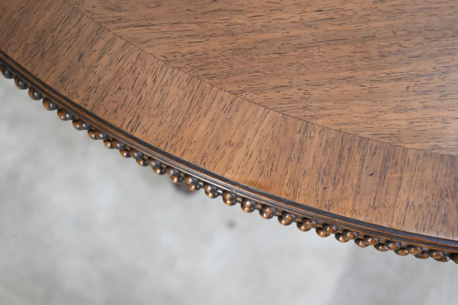 Table Demi-Lune en Noyer, style Louis XVI – Fin XIXe