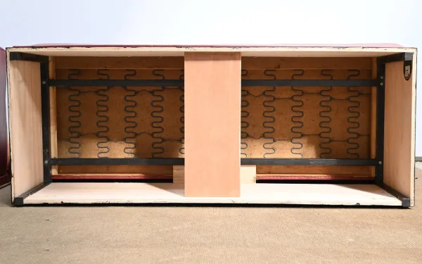 Paire de Banquette de Bistrot en Simili Cuir – 1970