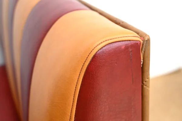 Paire de Banquette de Bistrot en Simili Cuir – 1970