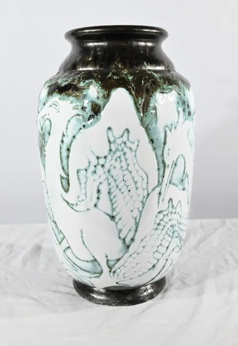 VASE signiert L.. ALAURENT