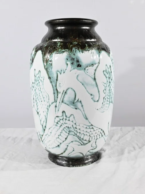 VASE signiert L.. ALAURENT