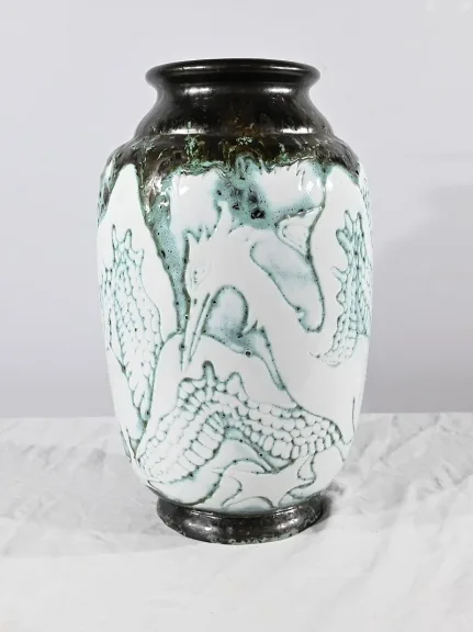 Vase « Les Pélicans », signé L. Alaurent – 1950