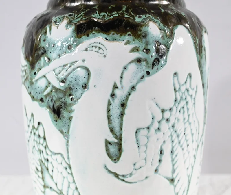 VASE signiert L.. ALAURENT