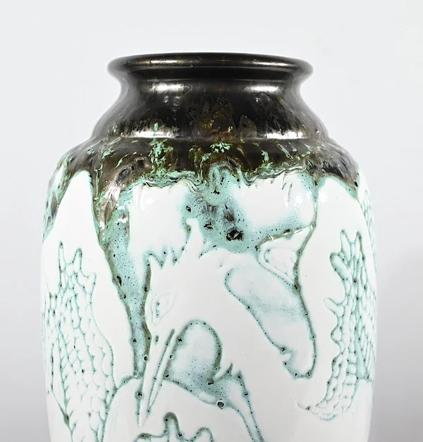 VASE signiert L.. ALAURENT