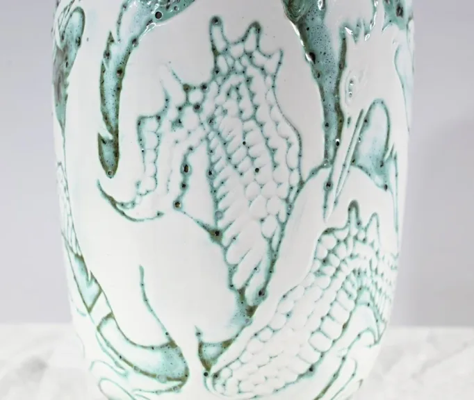 Vase « Les Pélicans », signé L. Alaurent – 1950