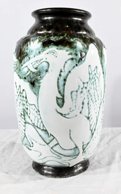VASE signiert L.. ALAURENT