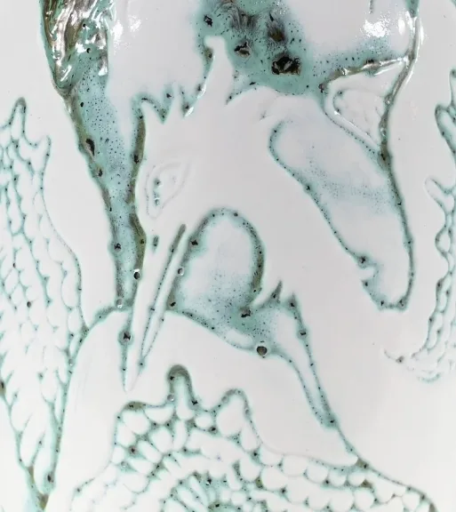 Vase « Les Pélicans », signé L. Alaurent – 1950