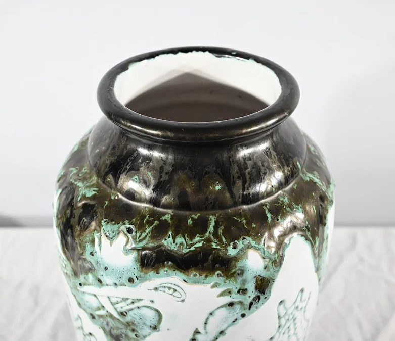 VASE signiert L.. ALAURENT