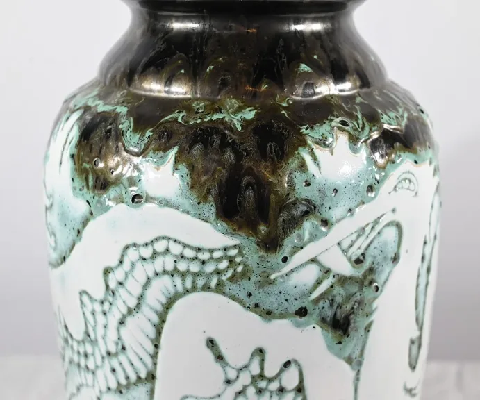 Vase « Les Pélicans », signé L. Alaurent – 1950