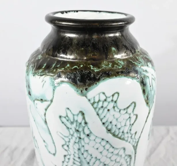Vase « Les Pélicans », signé L. Alaurent – 1950