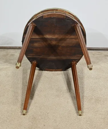 Table Bouillotte en Acajou, style Louis XVI – Milieu XIXe