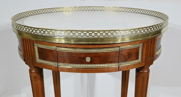 Table Bouillotte en Acajou, style Louis XVI – Milieu XIXe