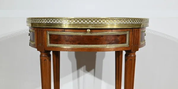 Table Bouillotte en Acajou, style Louis XVI – Milieu XIXe
