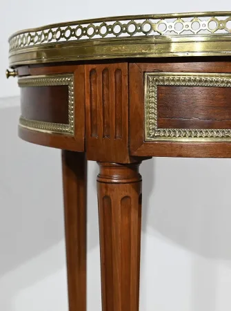 Table Bouillotte en Acajou, style Louis XVI – Milieu XIXe