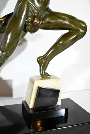 BRONZE GROUP signed J. de RONCOURT