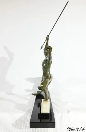 BRONZE GROUP signed J. de RONCOURT