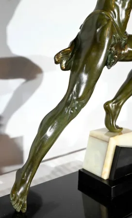 BRONZE GROUP signed J. de RONCOURT