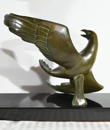 BRONZE GROUP signed J. de RONCOURT