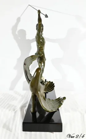 BRONZE GROUP signed J. de RONCOURT