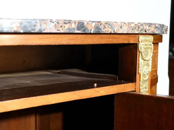 Buffet en Loupe de Thuya et Acajou, style Louis XVI – 2ème partie XIXe