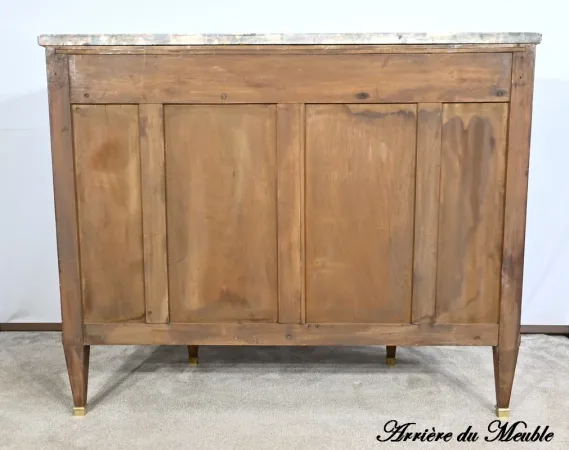 Buffet en Loupe de Thuya et Acajou, style Louis XVI – 2ème partie XIXe