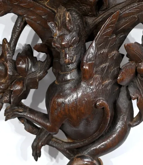 Importante Horloge en Chêne, style Renaissance – Début XXe