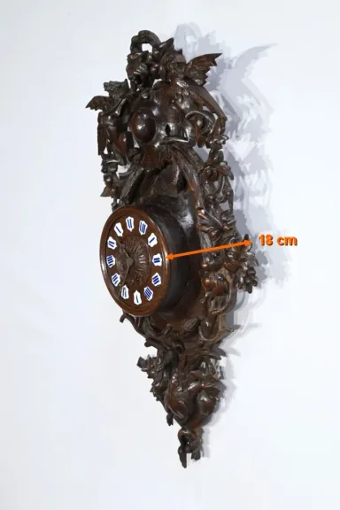 Importante Horloge en Chêne, style Renaissance – Début XXe