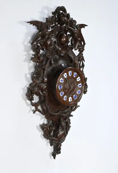 Importante Horloge en Chêne, style Renaissance – Début XXe
