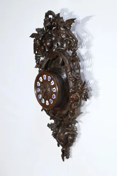 Importante Horloge en Chêne, style Renaissance – Début XXe