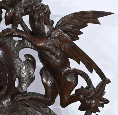 Importante Horloge en Chêne, style Renaissance – Début XXe