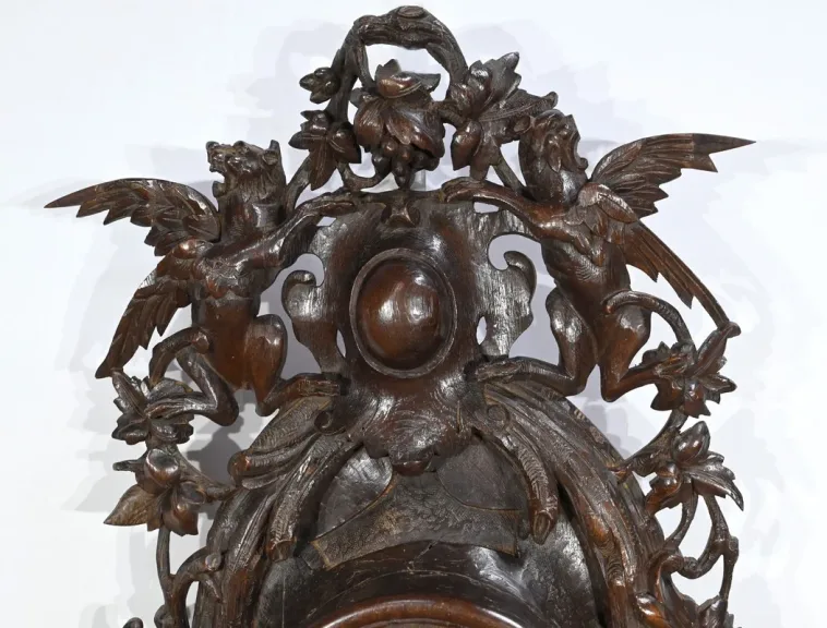 Importante Horloge en Chêne, style Renaissance – Début XXe