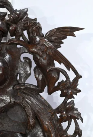 Importante Horloge en Chêne, style Renaissance – Début XXe