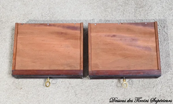 Petit Bureau Vitrine en Palissandre, époque Napoléon III - Milieu XIXe
