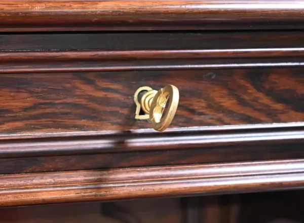 Petit Bureau Vitrine en Palissandre, époque Napoléon III - Milieu XIXe