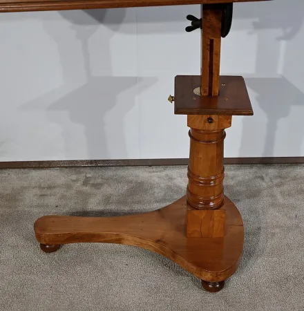 Table de malade ou Lutrin en Acajou Blond massif – Milieu XIXe