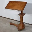 Table de malade ou Lutrin en Acajou Blond massif – Milieu XIXe